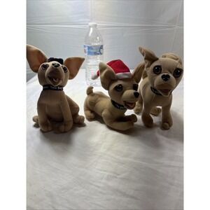 Taco Bell Chihuahua Bundle Lot - Non Working 1990s Yo Quiero